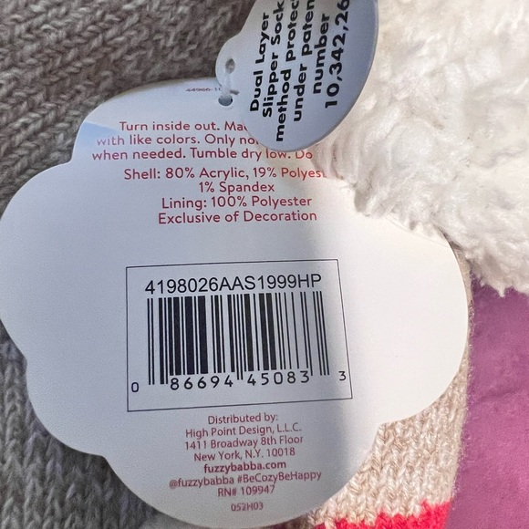 3 for $13 Sloth Christmas slipper socks - Picture 2 of 3